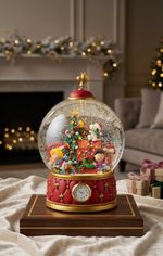 Disney Peanuts Holiday Snow Globe with Blower & LED Light  Snoopy & Friends