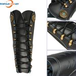 Genuine Leather Archery Arm Guard Protect Forearm for Bow Hunting Target Shoot
