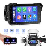 5 Motorcycle Wireless Portable Carplay/Android Auto Waterproof Car Stereo BT