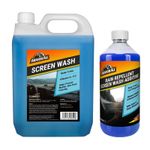 Armor All Rain Repellent Screenwash Additive 500ml Winter Screenwash 5L (Blue)