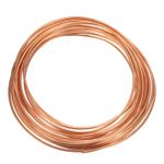 Copper Tube 1/8'' OD x 24.6Ft Refrigeration Flexible Pipe Seamless Hollow