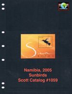 $5.00 Scott Value - 2005 NAMIBIA Sunbirds s/s Birds African CV MNH NH UM