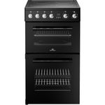 Newworld 444412056 50cm Free Standing Electric Cooker with Ceramic Hob Black A