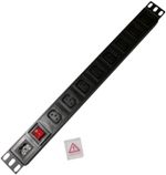 8 way IEC C13 PDU with C14 Power Inlet  for *DETACHABLE LEAD* 1U 19" Rackmount