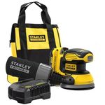STANLEY 18v FATMAX V20 C-Less Random Orbit Sander 1 x 2.0Ah SFMCW220D1SQ-GB
