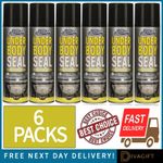 6 x CARPRIDE UNDERSEAL SPRAY PAINT 400ML FOR CAR UNDER BODY PROTECTION SEAL NEW