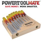 Irwin Marples M373 8 Piece Split Proof Honed Hand Wood Chisel Set & Case