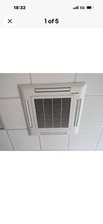 Mitsubishi Air Conditioning Ultra Thin Ceiling Concealed Ducted Indoor Unit 