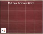 150 pcs Match Striker Paper - Pre-Cut Strips -Adhesive Backing . UK