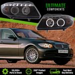 BMW 3 Series E90 2005-2008 Projector Halo Angel Eyes Rings LED DRL Headlights
