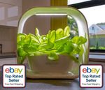 Plant!T Herb Garden - Indoor Kitchen Grow Kit Self-Watering Planter Fresh Herbs
