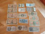 16 x WW2 Axis & Allied Currency - French West Africa - Italy - Croatia - Greece