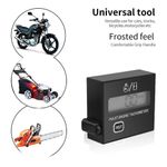 Inductive Tachometer Gauge Engine RPM Meter Engine Tach Hour Meter Digital