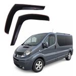 Wind Deflectors Fits Vauxhall Vivaro 2001-2014 2-Pcs Set Tinted Black