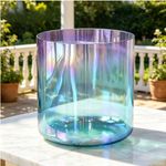 HYE-EUN Cosmic Light Alchemy 6 inch F Note Clear Bowl Sound Healing Yoga