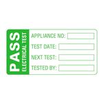 Martindale Large PASS PAT Test Labels - Roll Of 500