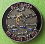 USA,MAVERICKS,MILITARY/ARMY SCARCE ENAMELLED MEDALLION.44 mm.38.2 gr