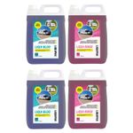 Toilet Chemical Blue & Pink 4x5L - For Caravan & Motorhome - Liqui-Bloo & Rinse 