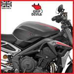 Grip Devils Tank Grips: Triumph Daytona 675 & Street Triple 765 2013-2022 Black