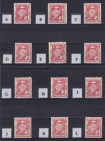 ARGENTINA 1891 TIERRA DEL FUEGO FIRELAND Mi 1 THE TWELVE DIFFERENT TYPES NH €720