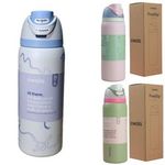 Owala* Urban* Outfitters Exclusive* Tied and Ture FreeSip* Blue Bow Bottle 32 OZ