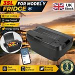 TSL35 12V Fridge for Tesla Model Y, 35L Car Refrigerator Compressor Camp w/ APP