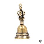 Brass Handle Loud Hand Bell Small Hand Bell for Weddings, School Classroom Game