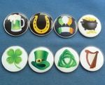 8x LUCKY IRISH GOLF BALL MARKERS