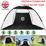 2m Golf Practice Net Hitting Aid Training Driving Chipping Swing Outdoor Indoor
