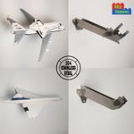 Horizontal Wall Mount for Lego Shuttle Carrier 10360 Concorde 10318