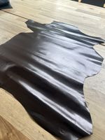 Black Glacé Kid Leather Skin Approx 45cm X 35vm & 0.5mm Thick Ref 260