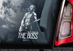 Bruce Springsteen 'THE BOSS' - Car Window Sticker -Rock Music E Street Band -V02