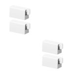 Set of 2 Toothpaste Holders for Bathroom Tube Squeezer Tool Practical Dispenser