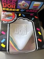 NeeDoh PEACE O' CAKE Squishy Toy NEE DOH Rainbow Cake Stress Ball New Sealed-