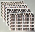 ST VINCENT 1985 Set On Full Sheets (X2) (Color Error) “Michael Jackson” SC 894-7