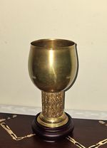 Erhard Sôhne Golden Chalice Goblet Hand Crafted with Fine Filigree Work Antique