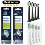 New 4/8 Pack - Philips Sonicare W Diamond Clean - Electric Toothbrush Heads UK