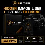 RBOSS VEHICLE IMMOBILISER GPS TRACKER INSTALLED CAR VAN FLEET NO MONTHLY FEE