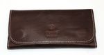 Soft Genuine Smoke Tobacco Pocket Pouch Case Real Leather Lining Crunch Brown