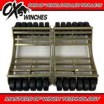 2x Recovery Truck Roller Dolly Vehicle Jack Trolley Skate Wheel Loaders Pair