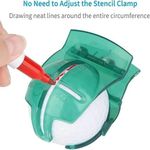 Marker Golf Tool Golf Ball Marker Golf Mark Stencil Alignment Tool Line Marker