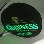 Guinness Double Sided Wall Mounted Light 22cm 4 colours USB 5V USED UK