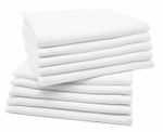 12 Pack Muslin Squares 100% Cotton Baby Soft Swaddle Cloths Nappy Bibs (50x50cm)