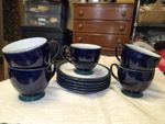 Denby Regatta Group of 5 Cup and Saucer Sets