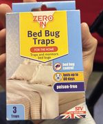 STV Zero In Bed Bug Bugs Traps Poison Free Lasts Up To 60 Days Pk3 ZER967