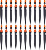 20 Pcs Adjustable Drip Emitters Water Irrigation Drippers 360 Degree Water Flow