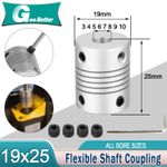 Flexible Shaft Coupling Coupler Stepper Motor CNC 3D Printer 3/4/5/6.35/7/8/10mm