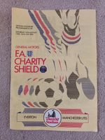1985 FA Charity Shield Programme Everton v Manchester United Wembley 10 August