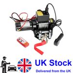 Gearzaar Electric Winch Workshop Recovery  Twin Wireless Remote For Garage 12V