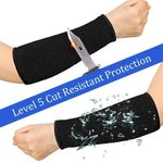 Pairs Arm Protectors for Thin Skin and Bruising Cut  Black Arm Sleeve